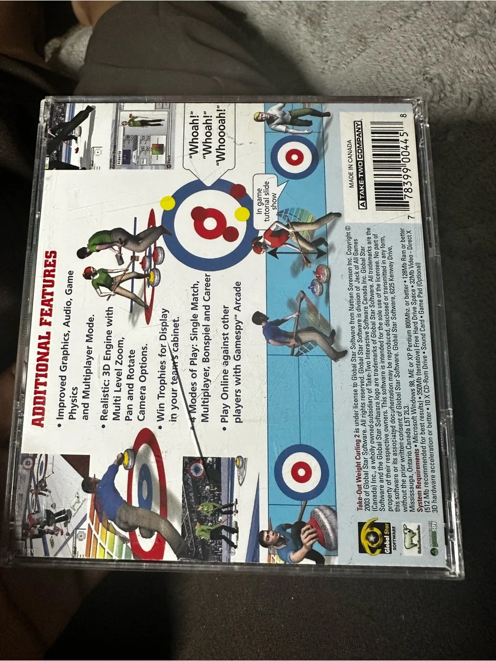HQ Ratatouille & Curling Game Discs - used